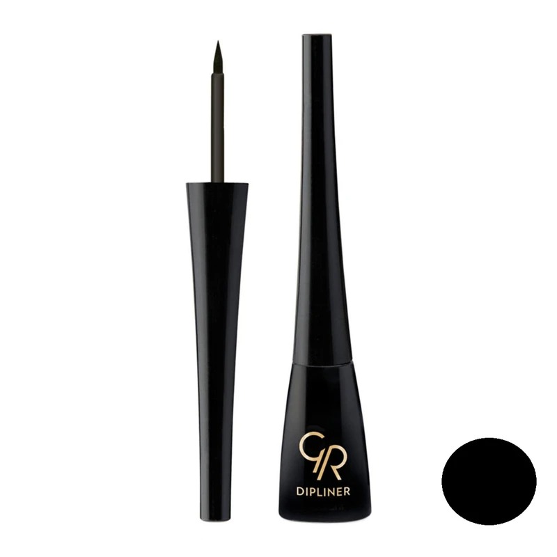خط چشم کوزه‌ای مشکی غلیظ و مات مدل Dipliner