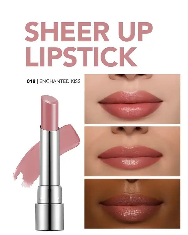 رژ لب جامد فلور مدل SHEER UP شماره 018